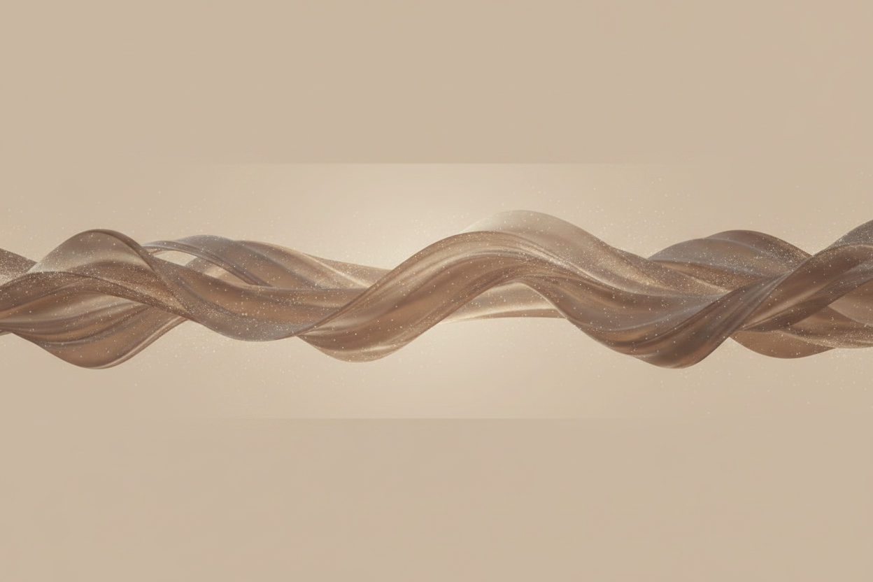 Banner ondas sobre beige